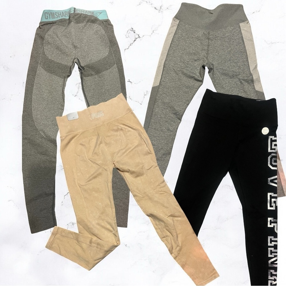 Gymshark Contour & Victoria’s Secret Workout Leggings Medium Bundle